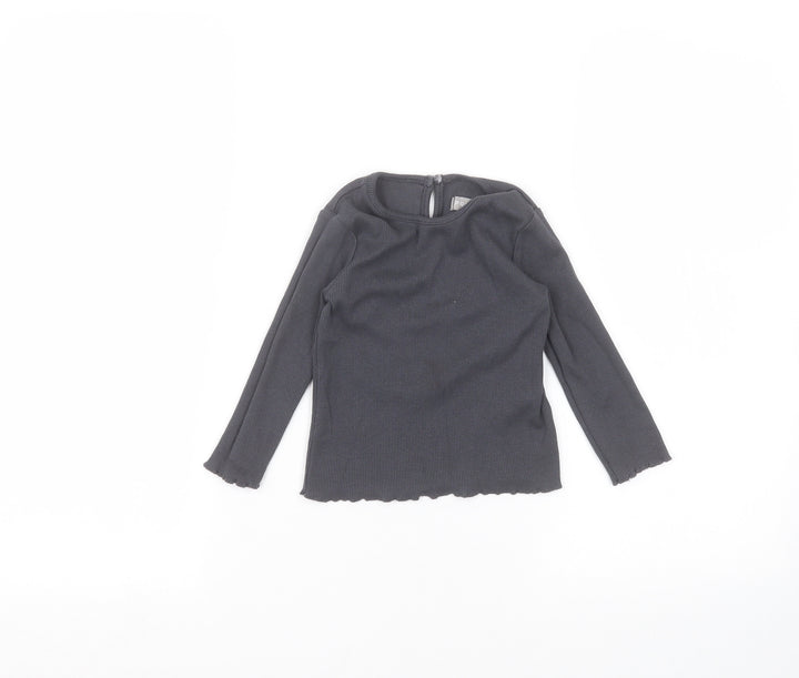 Primark Baby Black Basic T-Shirt Size 18-24 Months