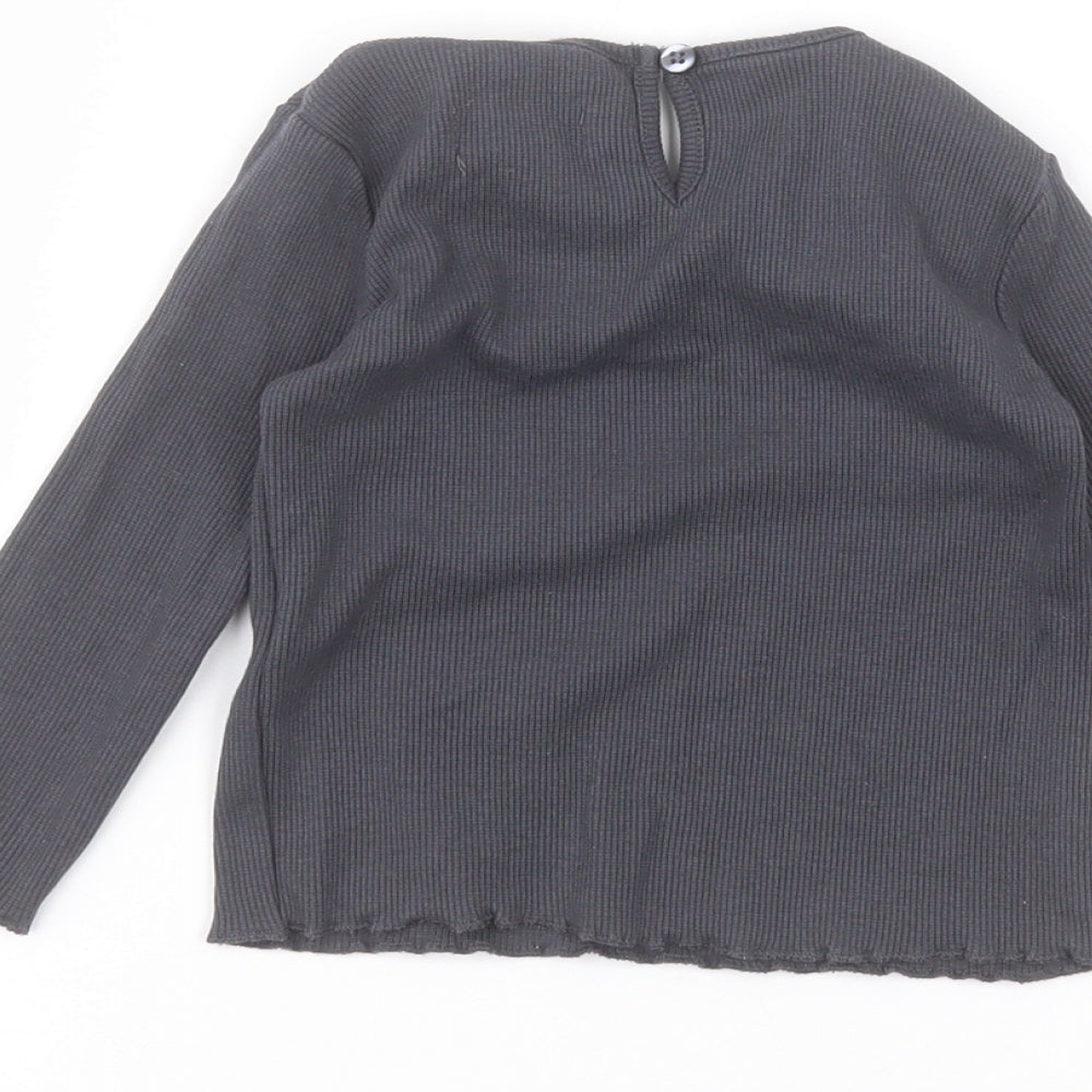 Primark Baby Black   Basic T-Shirt Size 18-24 Months