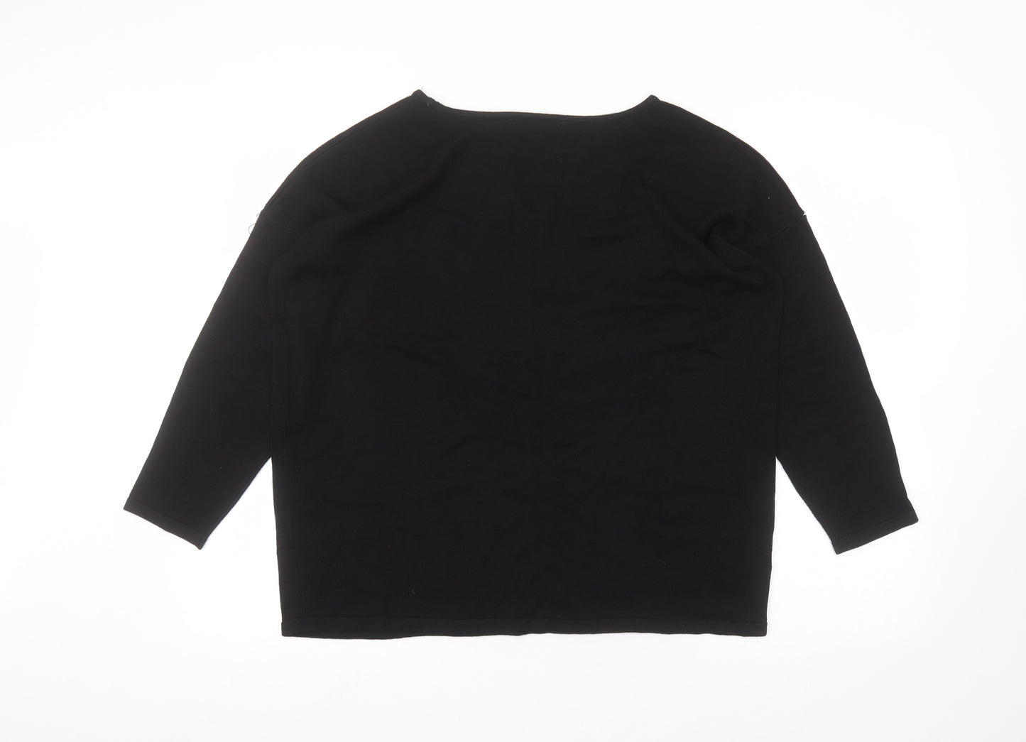 Bonmarché Womens Black   Pullover Jumper Size 16