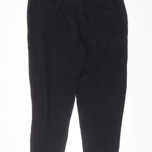 TU Mens Black   Sweatpants Trousers Size XL L28 in