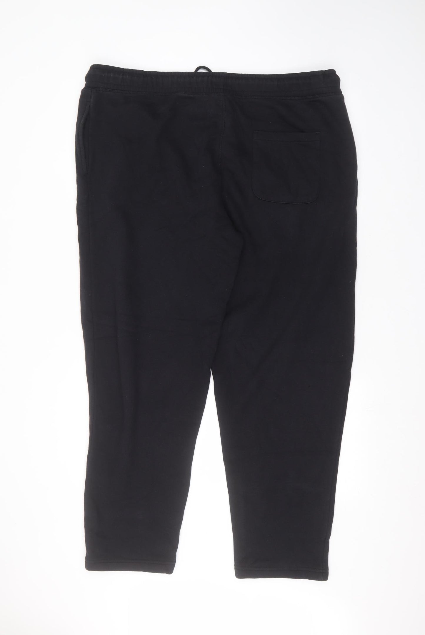 TU Mens Black   Sweatpants Trousers Size XL L28 in