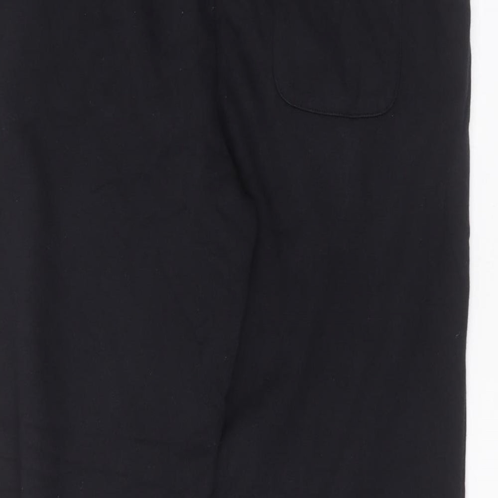 TU Mens Black   Sweatpants Trousers Size XL L28 in