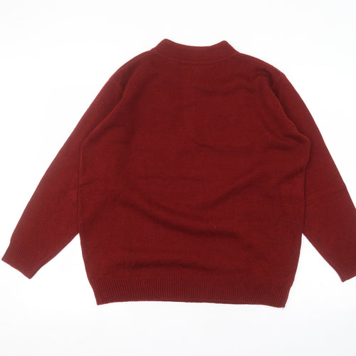 Preworn Womens Red   Pullover Jumper Size 18