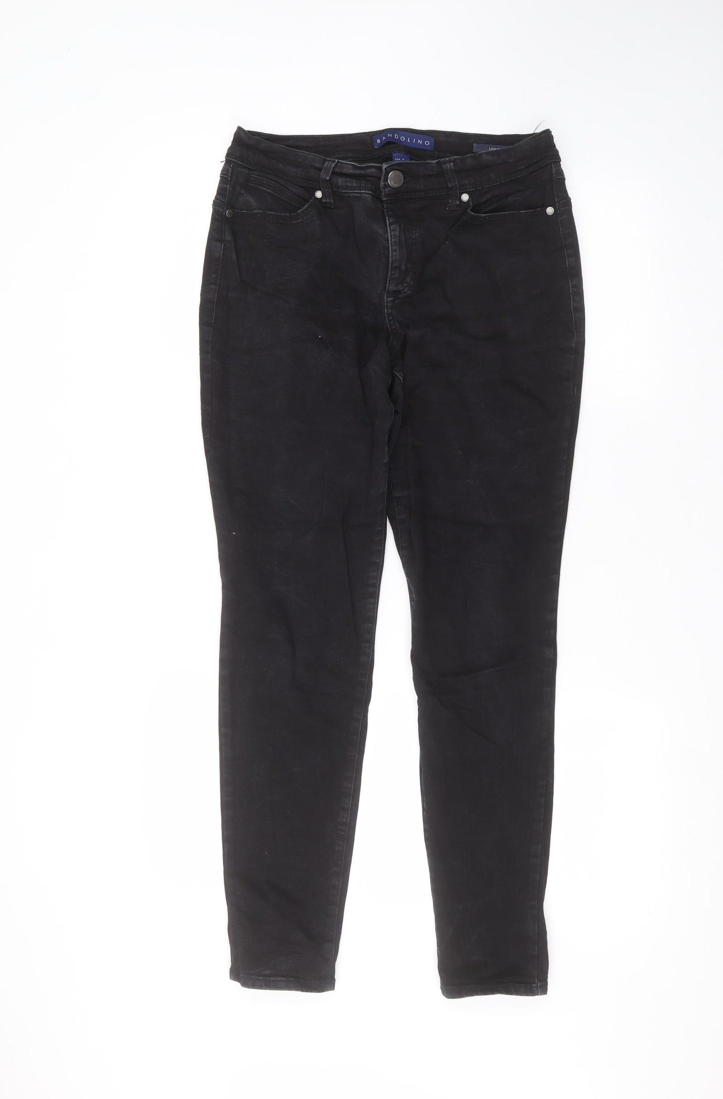 Bandolino Womens Black   Skinny Jeans Size 10 L29 in