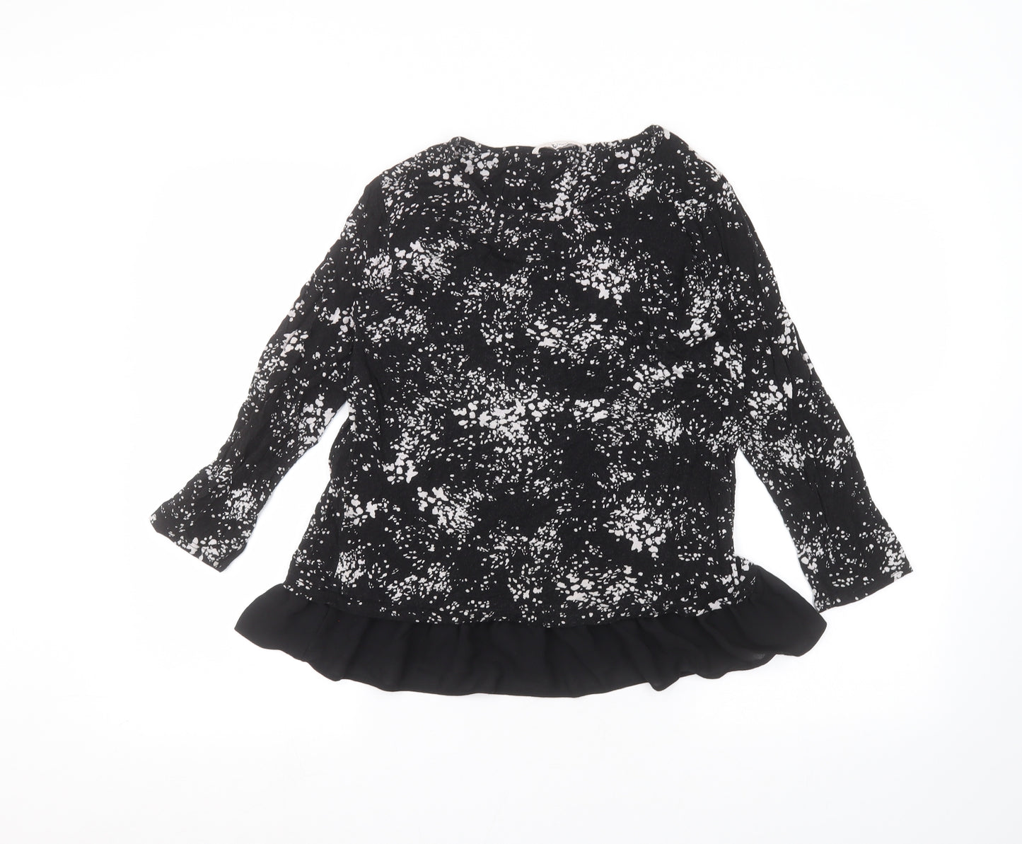 TU Womens Black   Basic T-Shirt Size 10