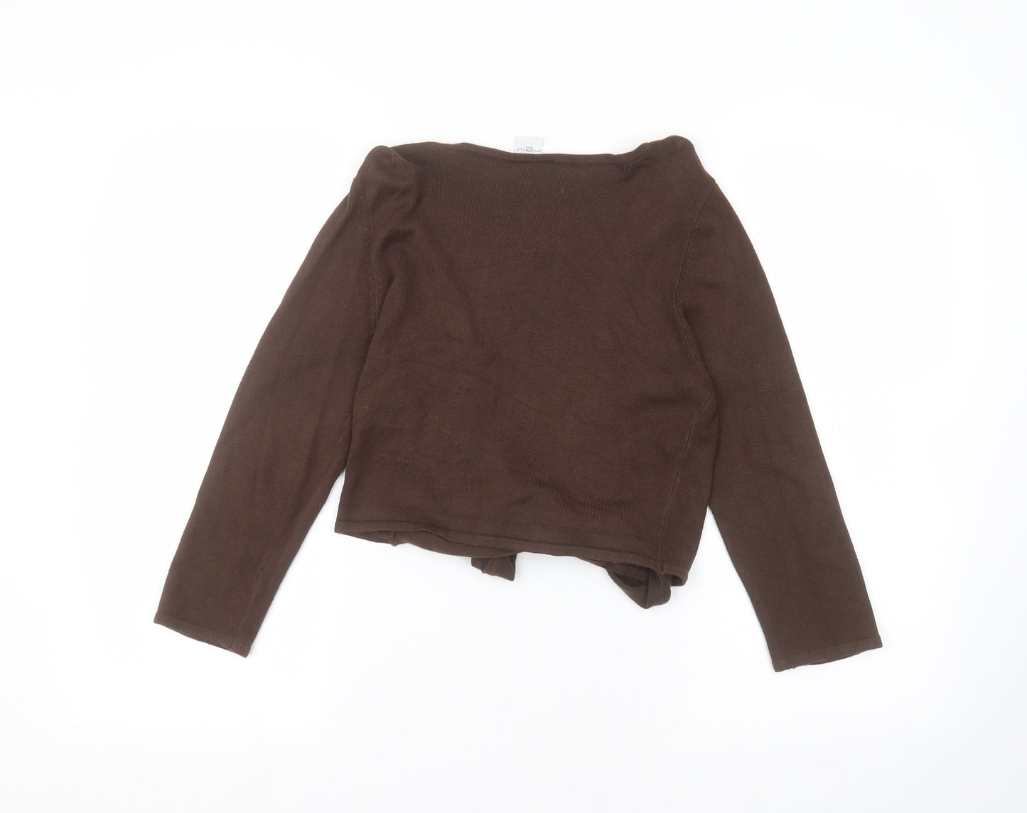 New Look Womens Brown   Cardigan Jumper Size 10