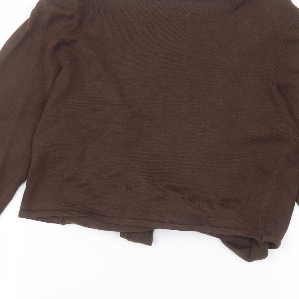 New Look Womens Brown   Cardigan Jumper Size 10