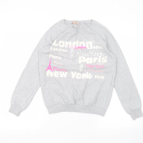 Gets Womens Grey   Pullover Jumper Size M