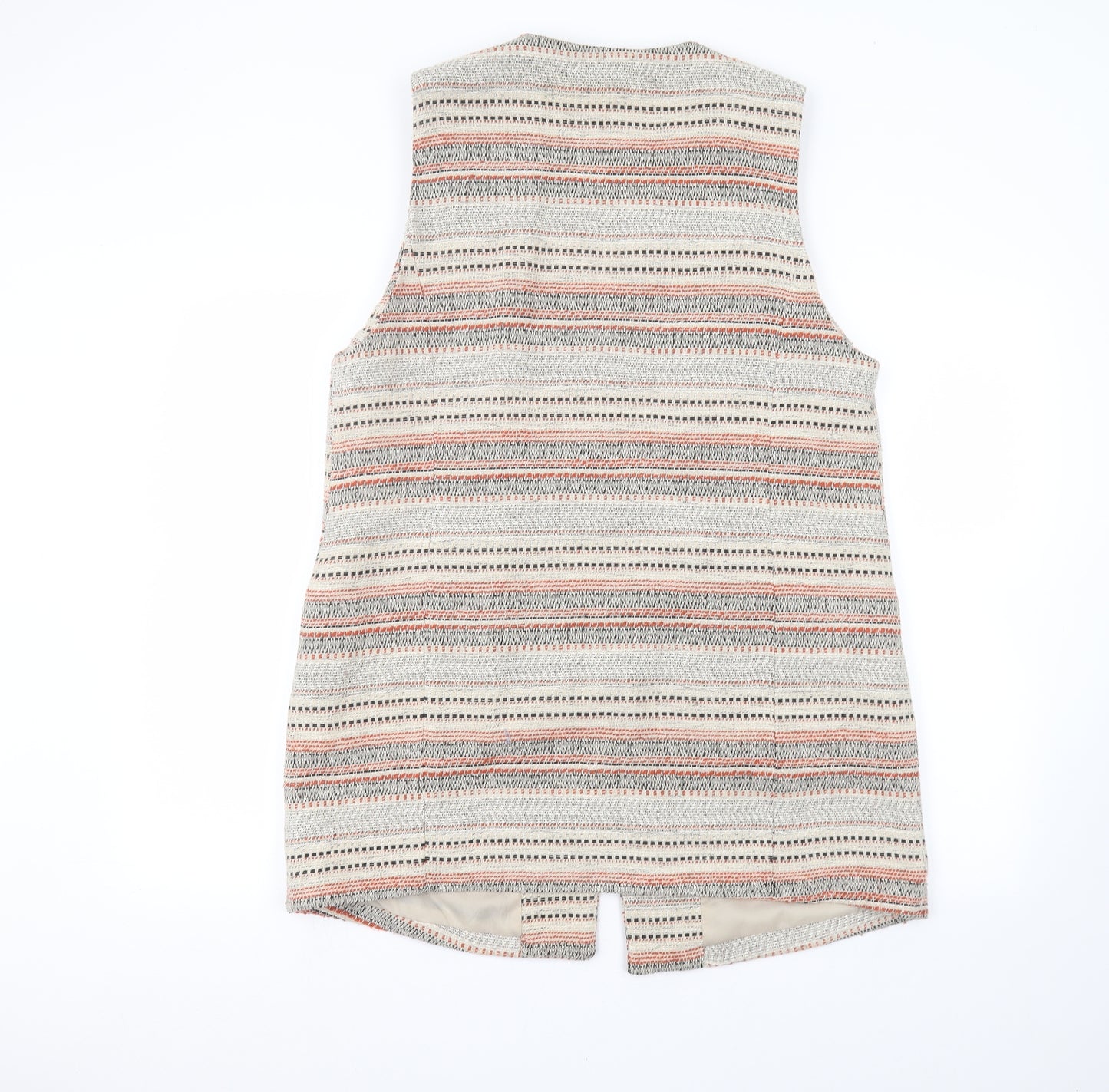 Atmosphere Womens Beige Striped  Jacket  Size 16