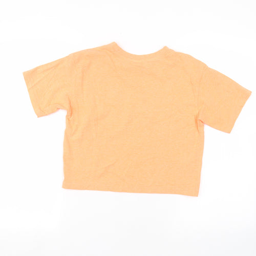H&M Girls Orange   Basic T-Shirt Size 11-12 Years