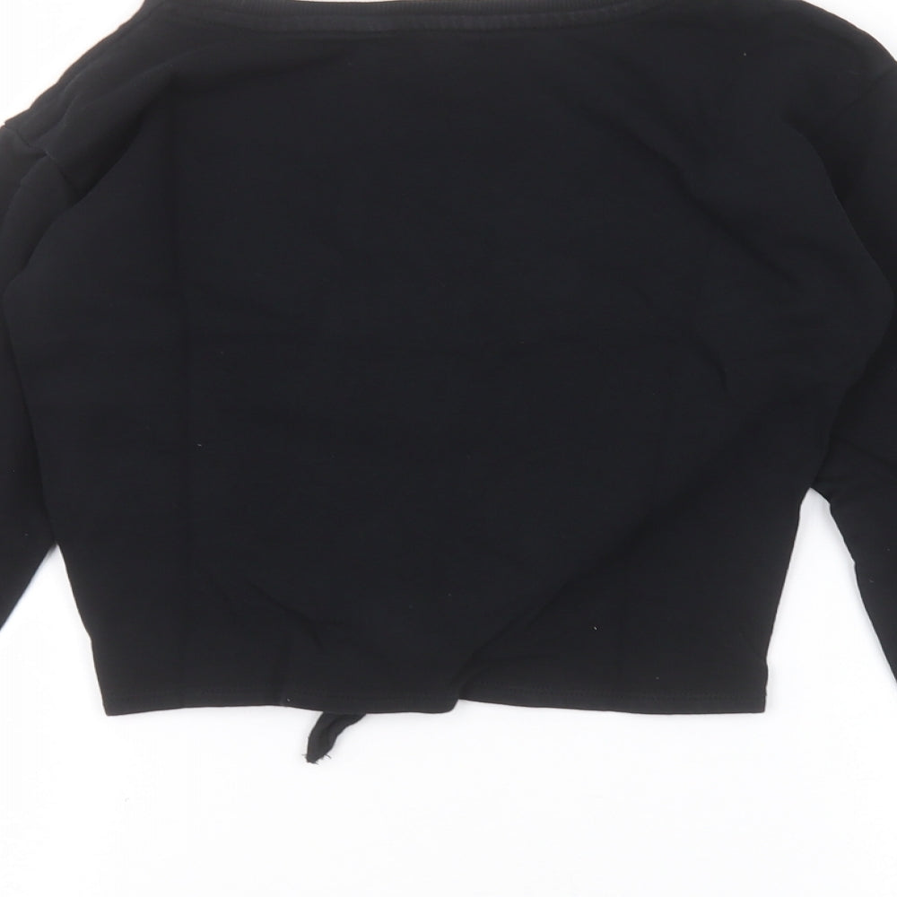 H&M Girls Black   Pullover Jumper Size 11-12 Years