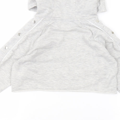 Active Girls Grey   Pullover Hoodie Size 10-11 Years