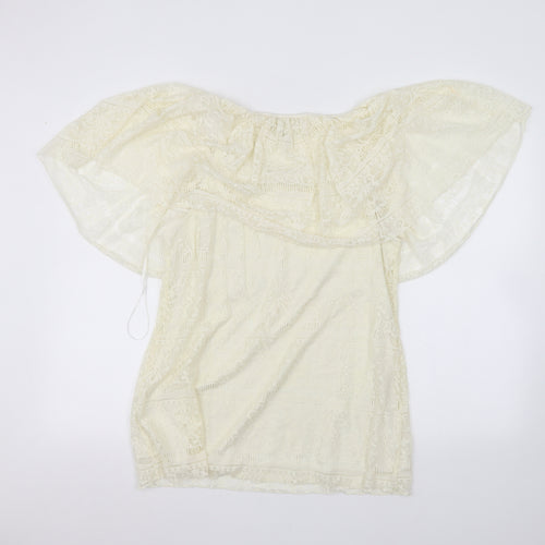 Style&co. Womens White   Basic Blouse Size L