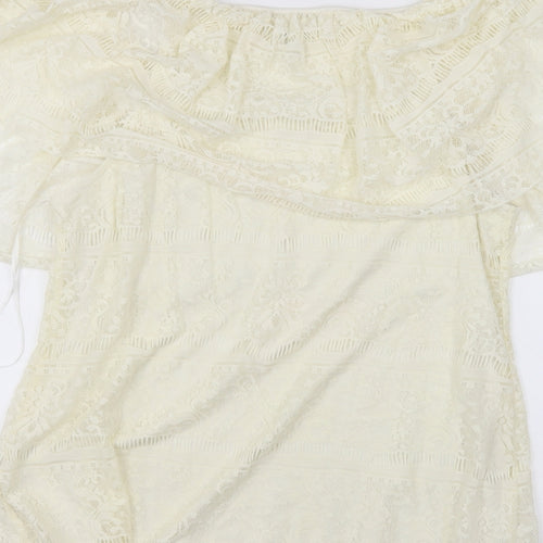 Style&co. Womens White   Basic Blouse Size L