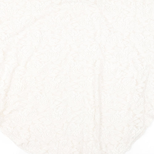 Pussycat Womens White   Basic T-Shirt Size 14