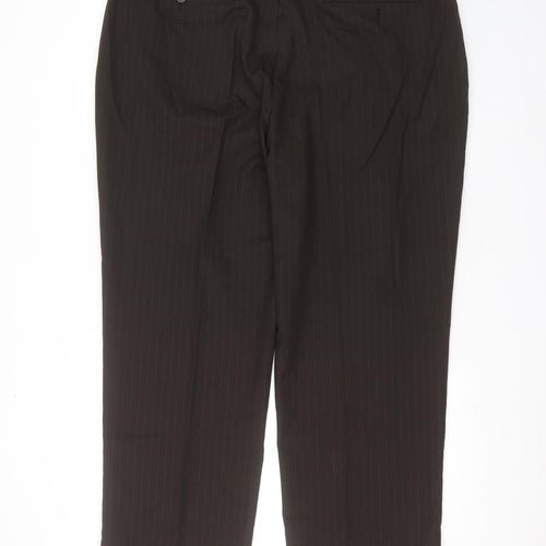 Debinhams Womens Brown   Dress Pants Trousers Size 42 in L30 in