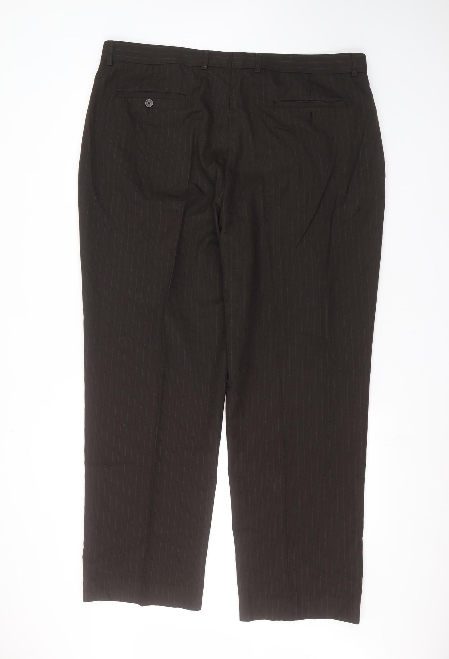 Debinhams Womens Brown   Dress Pants Trousers Size 42 in L30 in