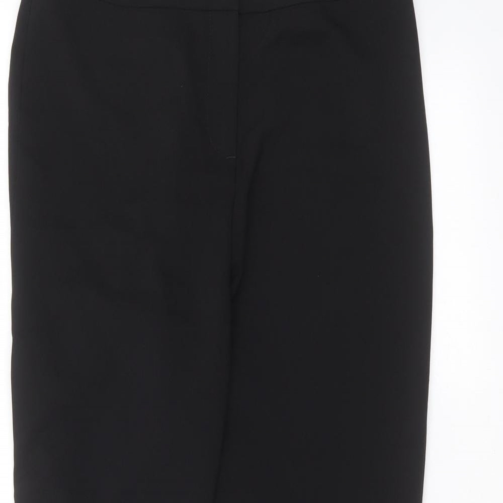 Papaya Womens Black   Trousers  Size 10 L28 in