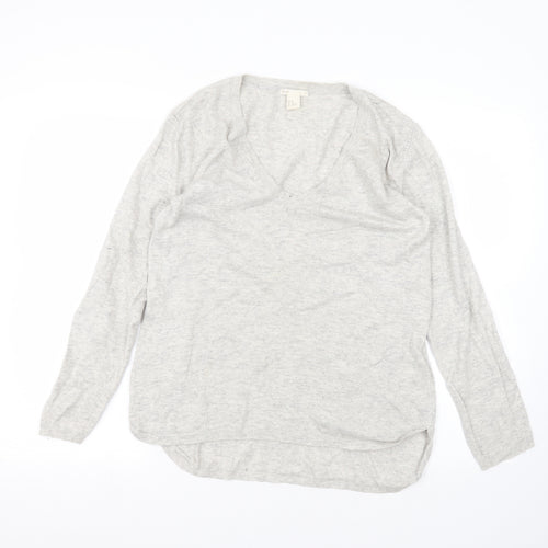 H&M Womens White   Pullover Jumper Size XS