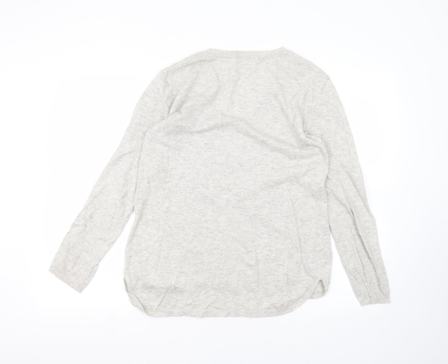 H&M Womens White   Pullover Jumper Size XS