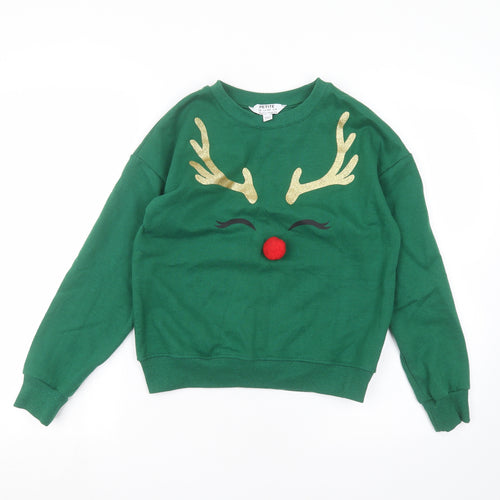 Dorothy Perkins Womens Green   Pullover Jumper Size 4