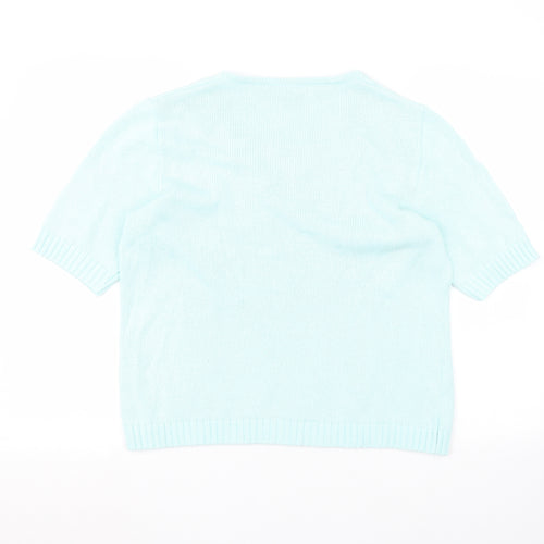 Faber Womens Blue   Pullover Jumper Size 14