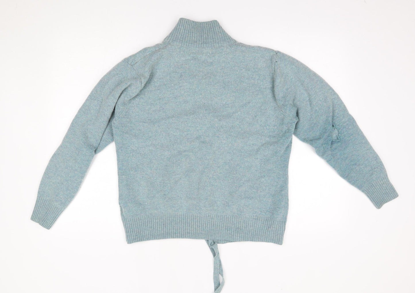 Woolovers Womens Blue   Cardigan Jumper Size XL
