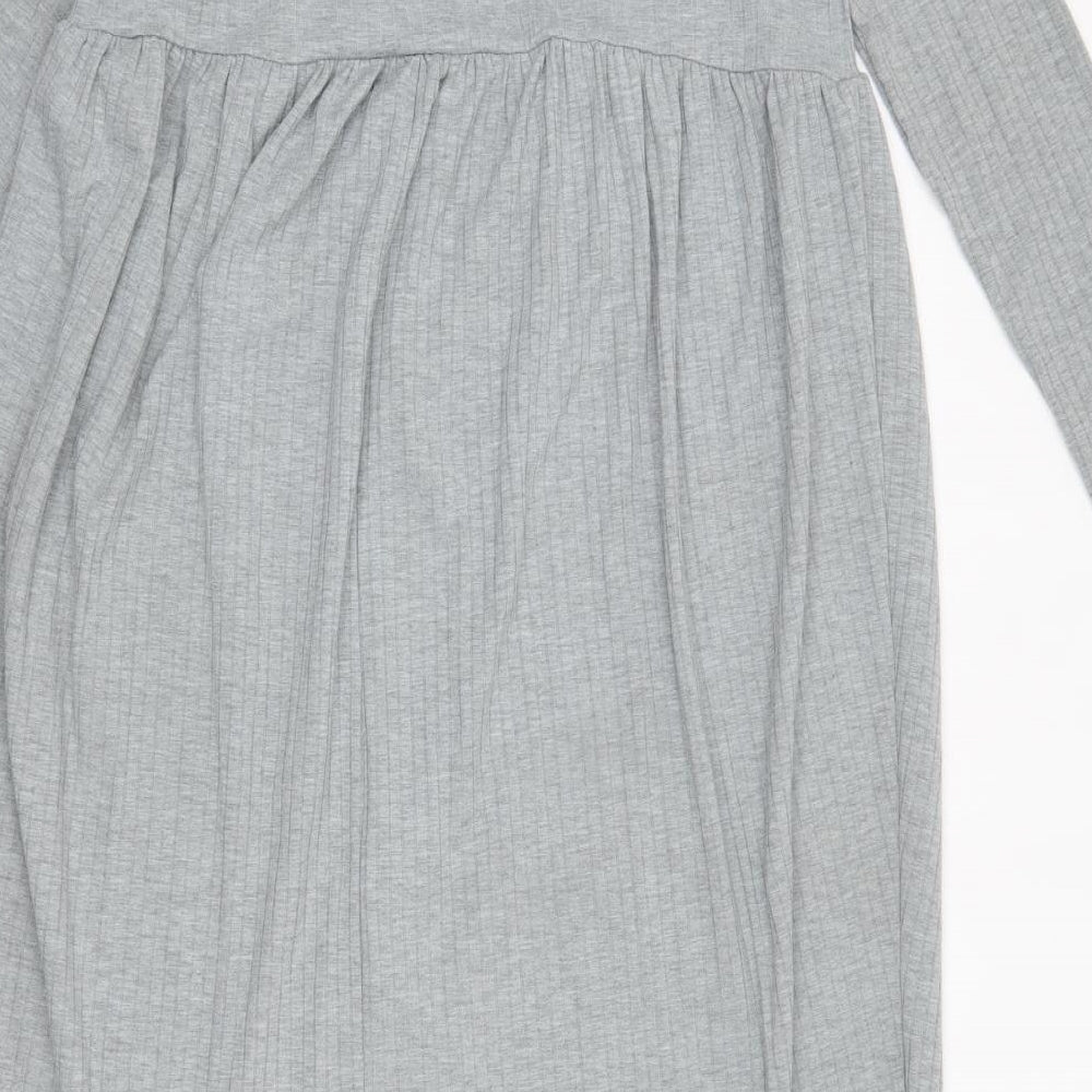Boohoo Womens Grey   Jumper Dress  Size 16