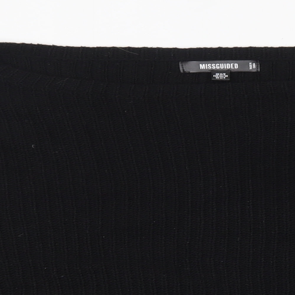 Missguided Womens Black   Pullover Jumper Size 6