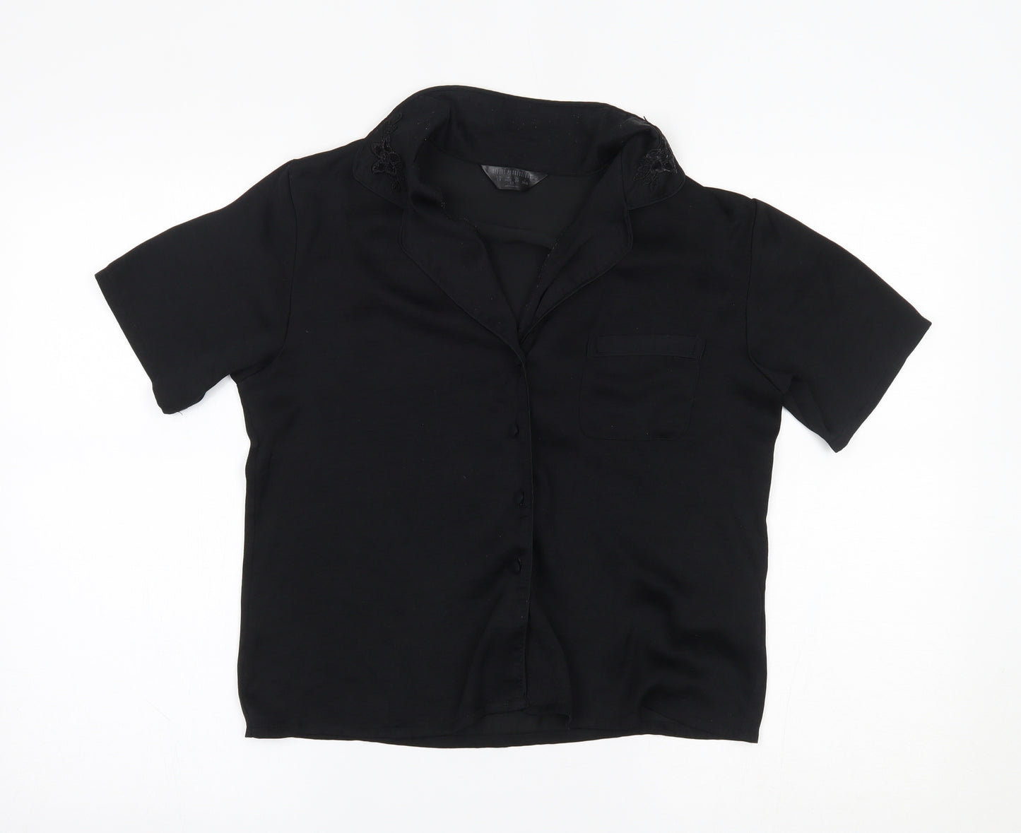Secret Possesions Womens Black    Nightshirt Size S