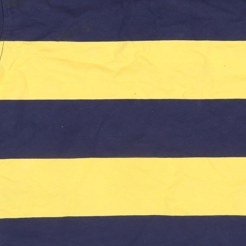 Polo Ralph Lauren Boys Yellow Striped  Pullover Jumper Size 8 Years