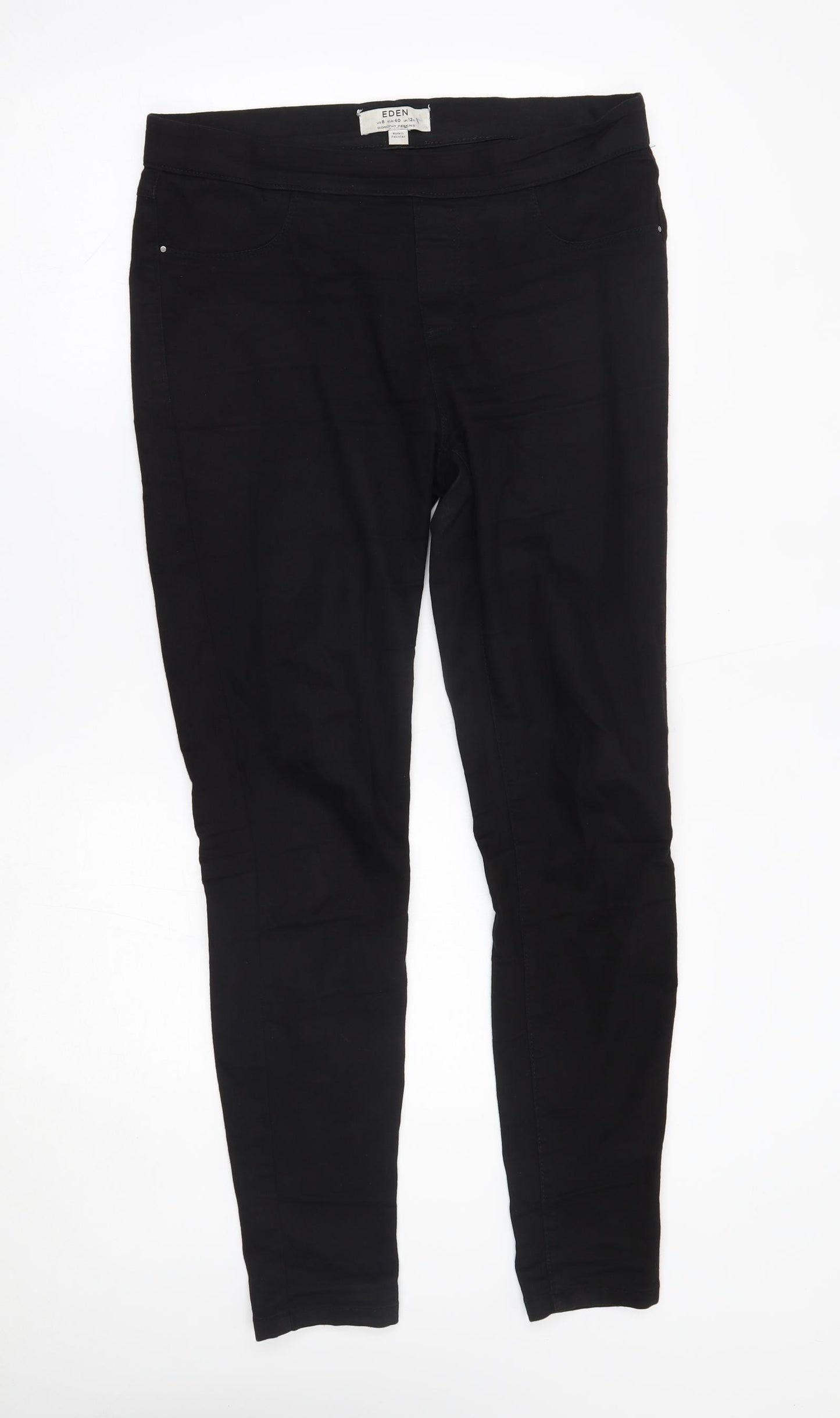 Eden Womens Black   Jegging Jeans Size 12 L30 in