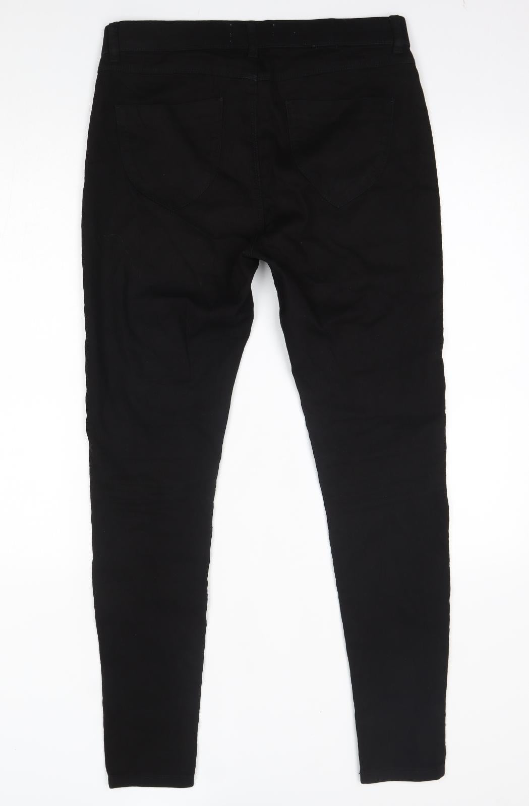 Eden Womens Black   Trousers  Size 12 L30 in - skinny