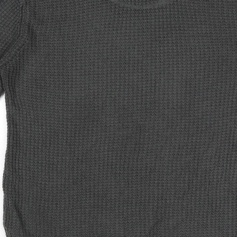 Brave Soul Mens Grey   Pullover Jumper Size S