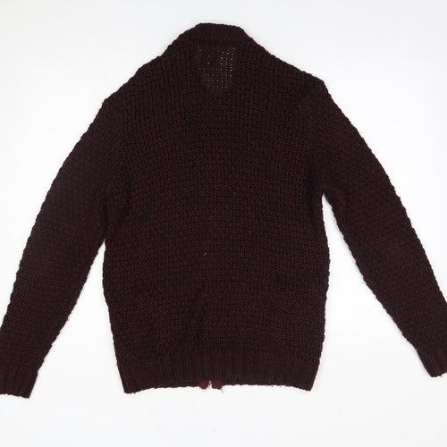 ASOS Mens Red   Full Zip Sweatshirt Size M