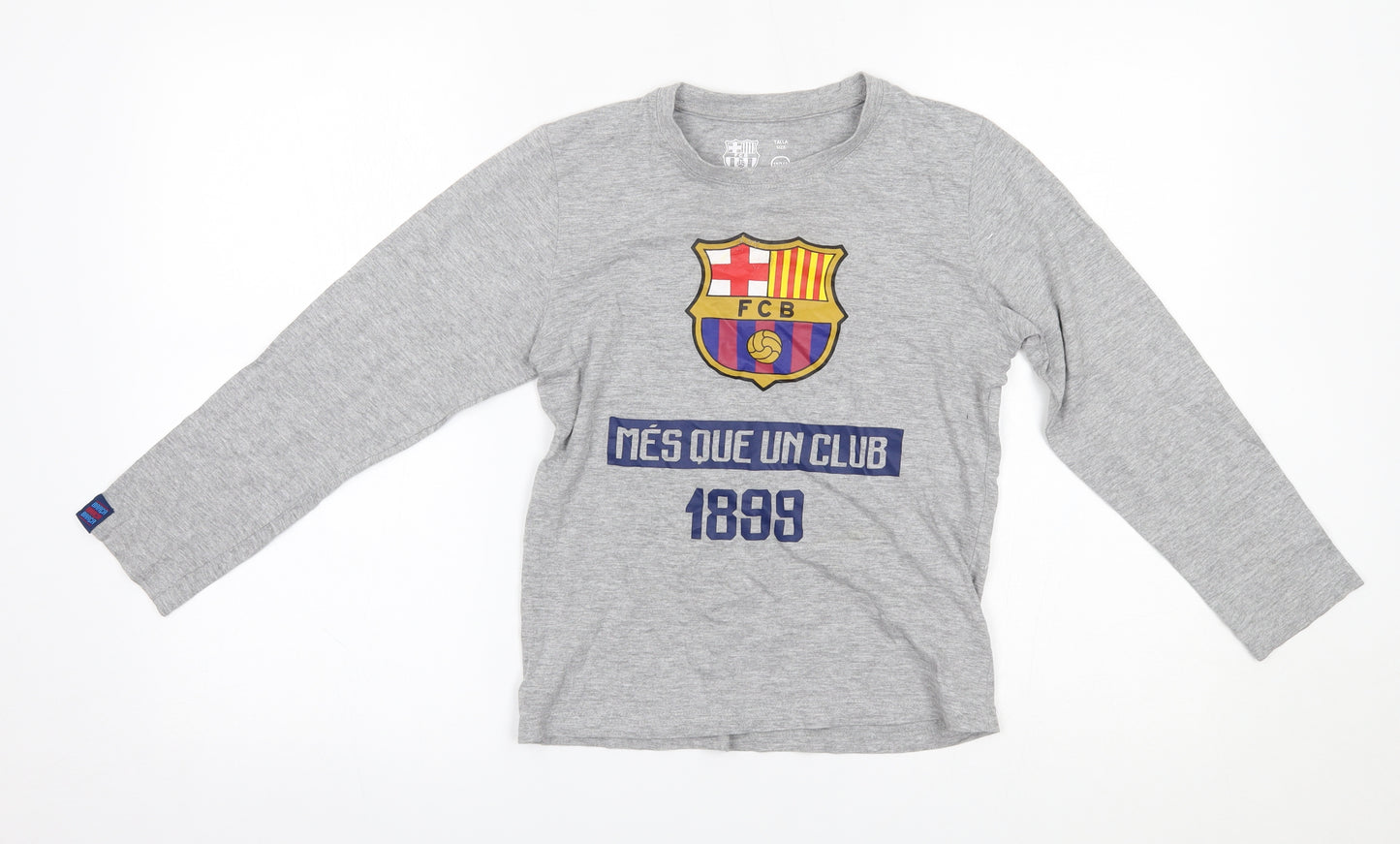 global brands group Boys Grey   Basic T-Shirt Size 10 Years  - FCB