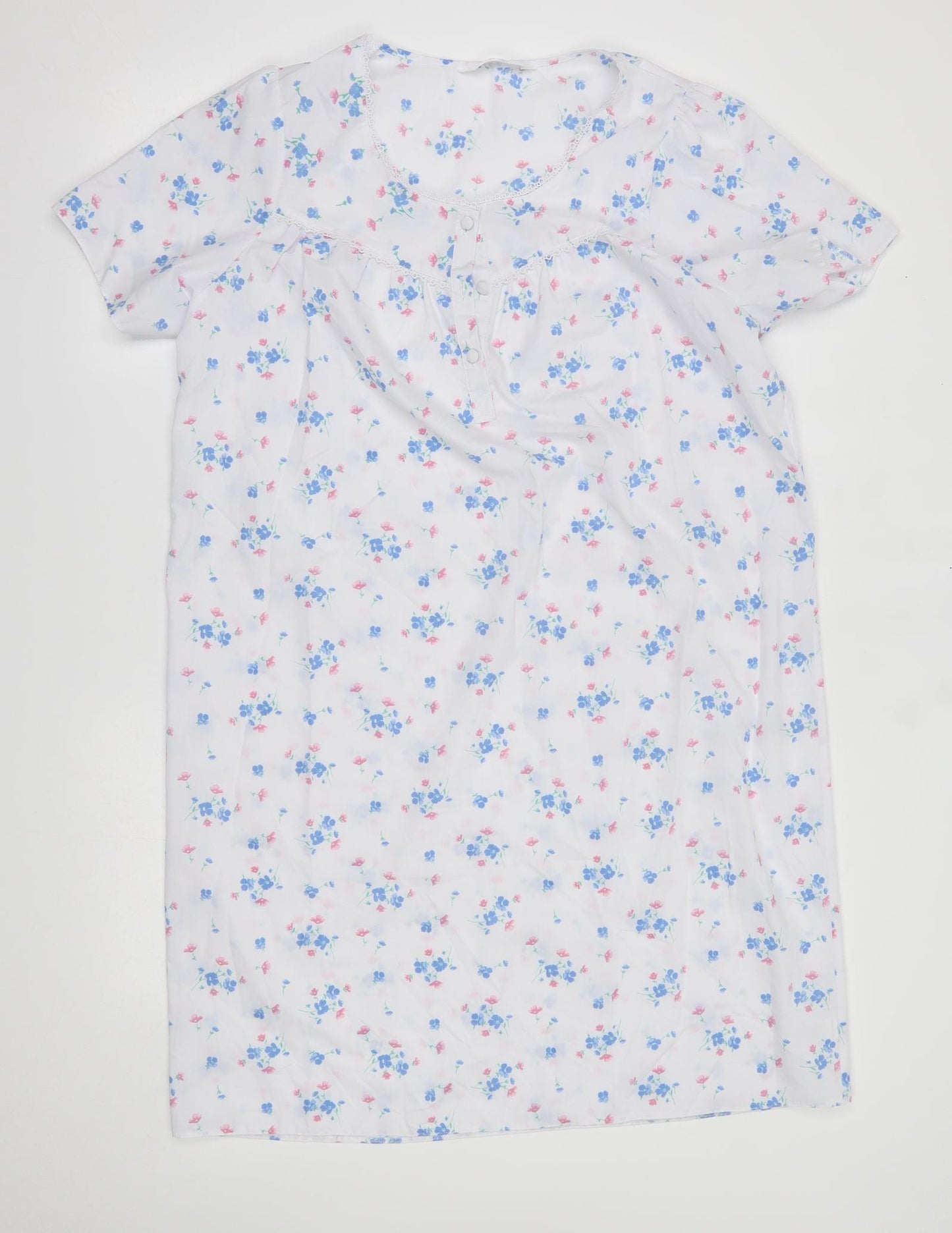 vidavi Womens White Floral  A-Line  Size 16