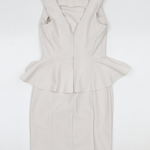 Topshop Womens White   Sheath  Size 10