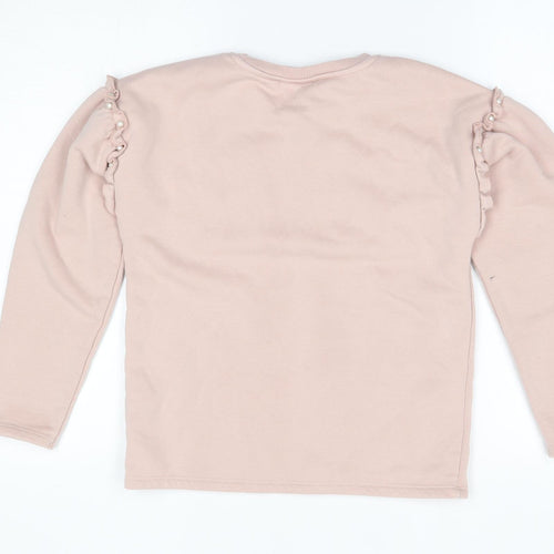 Matalan Girls Pink   Pullover Jumper Size 11 Years