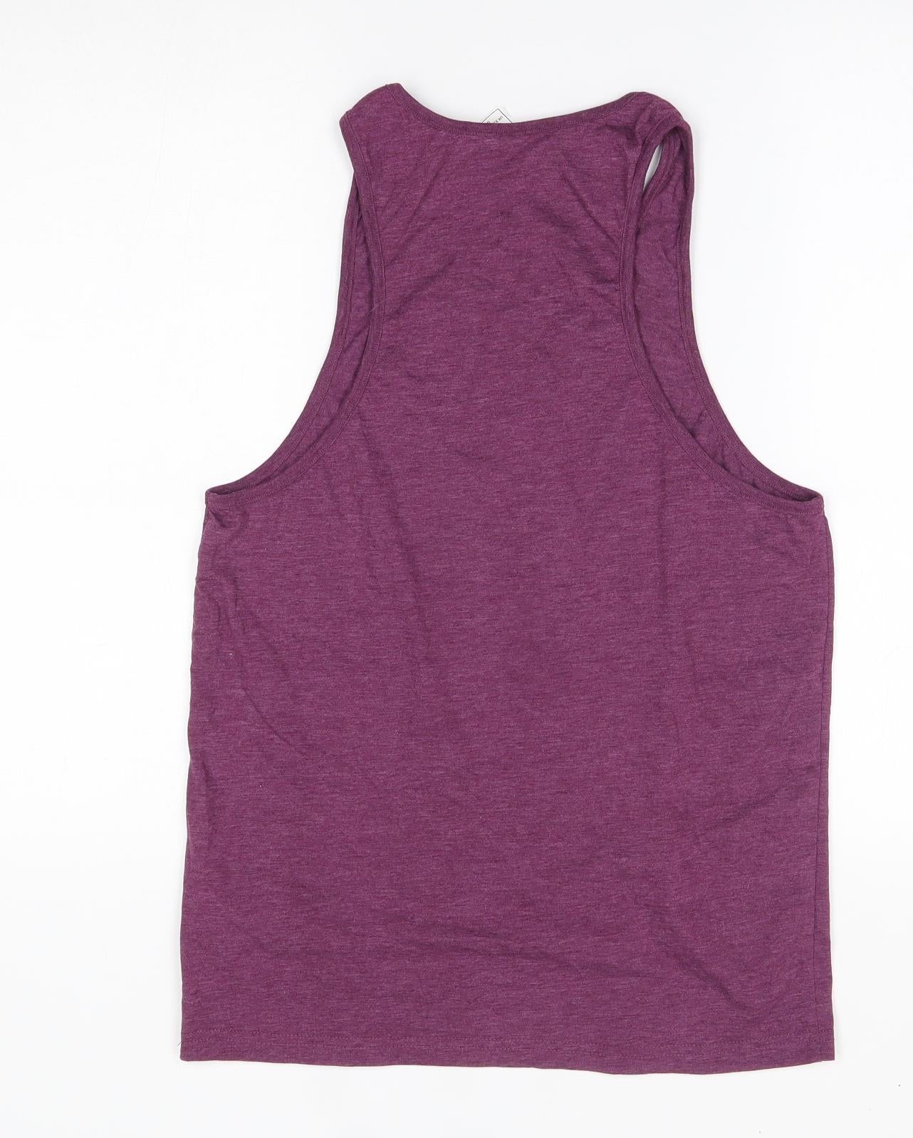 Topman Mens Purple   Basic Tank Size XS