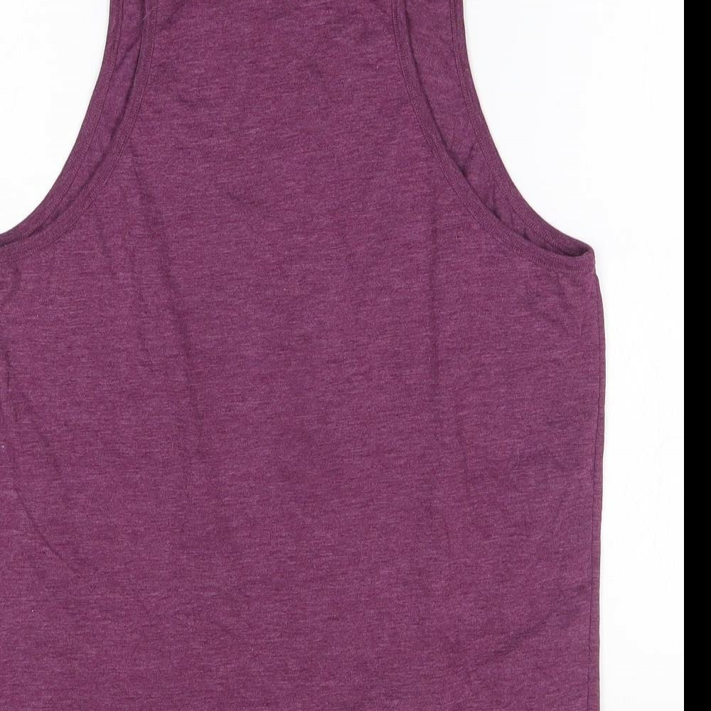 Topman Mens Purple   Basic Tank Size XS