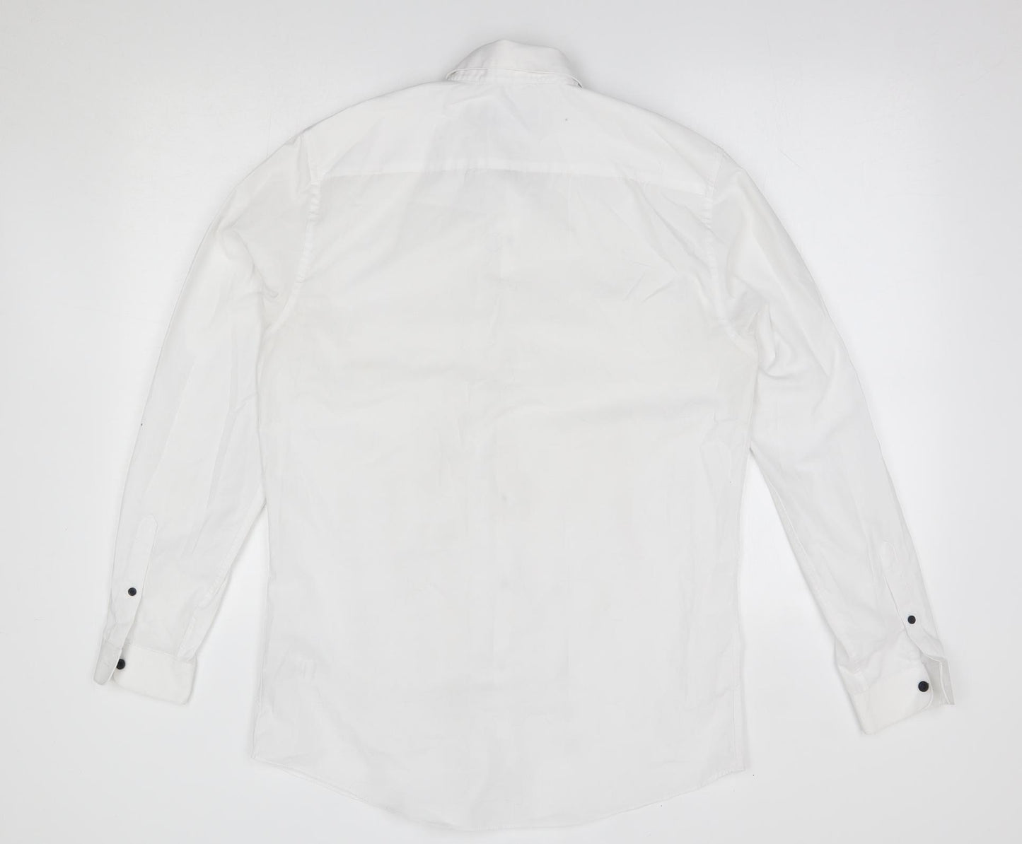 Topman Mens White    Button-Up Size M