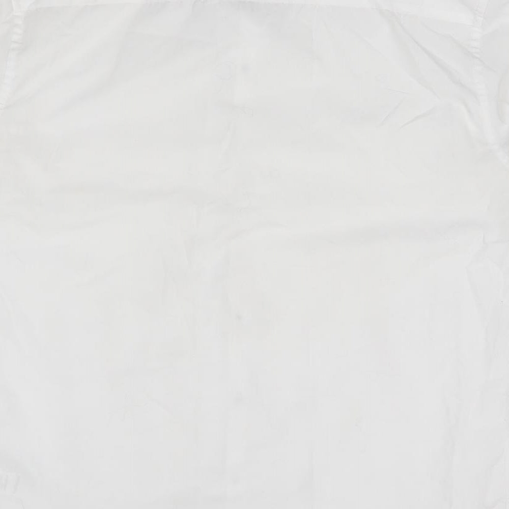 Topman Mens White    Button-Up Size M