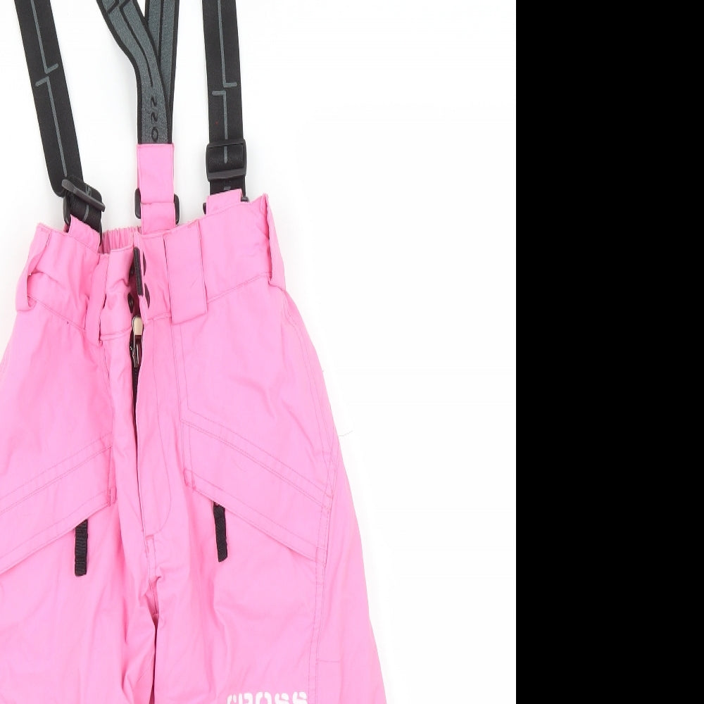 Cross Girls Pink   Snow Pants Trousers Size 4-5 Years