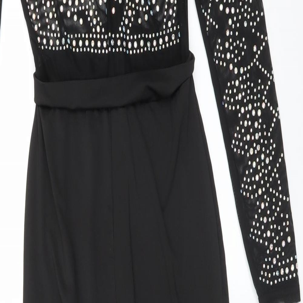 Preworn Womens Black   Jumpsuit One-Piece Size XL