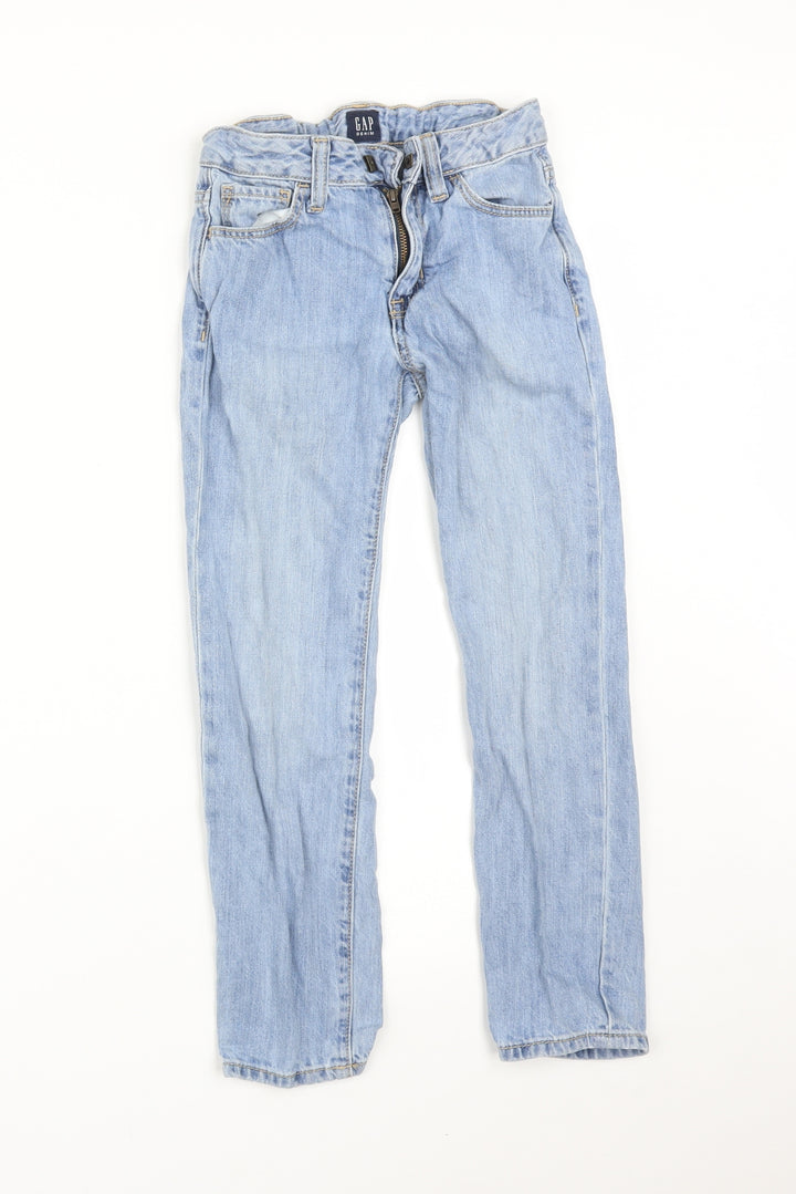 Gap Girls Blue  Denim Straight Jeans Size 7 Years