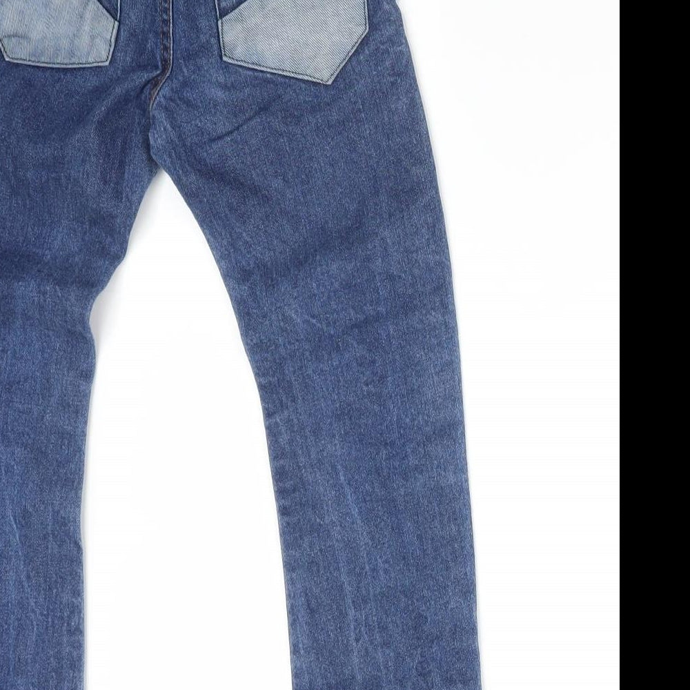 George Girls Blue   Straight Jeans Size 4-5 Years