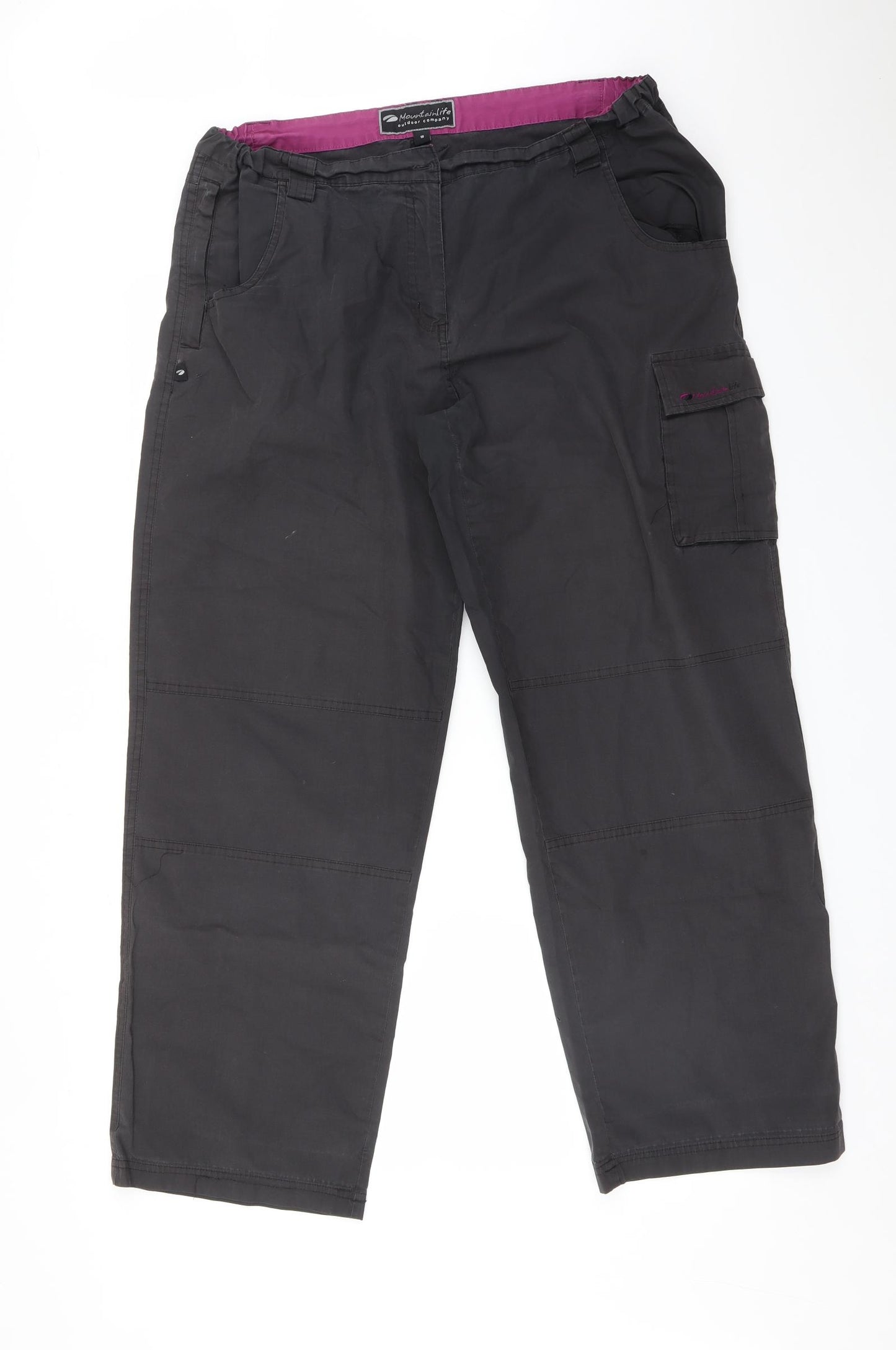 Mountain Life Womens Grey   Trousers  Size 16 L29 in