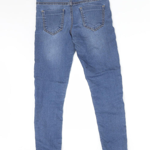 MISS EVIE Girls Blue   Skinny Jeans Size 9 Years