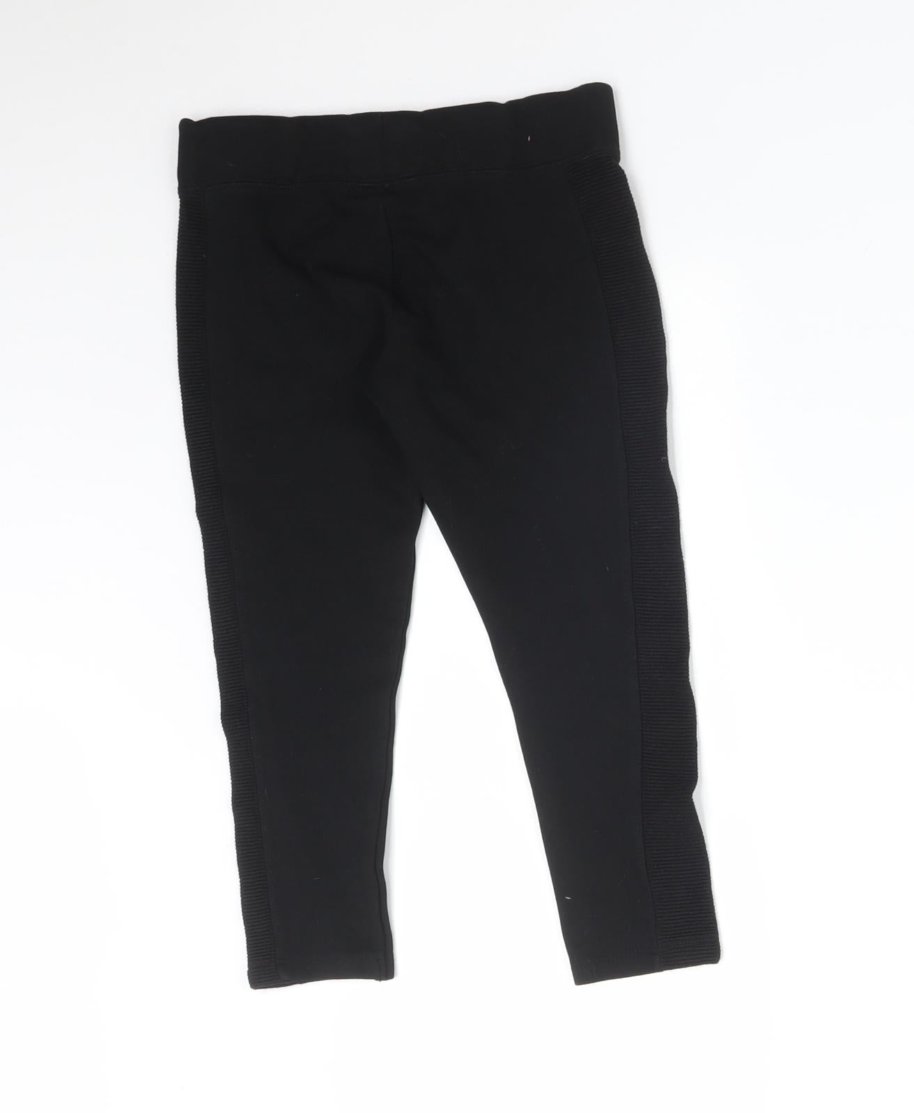 NEXT Girls Black   Jegging Trousers Size 7 Years